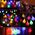 Λαμπάκια Χριστουγεννιάτικα Led Μπαλάκια RGB 200L Φ16 17m + Controller