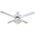 Ceiling Fan 70W 130cm White with Pull Switch & 4x Lamp Holder E27