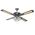 Ceiling Fan 70W 130cm Antique-Bronze with Pull Switch & 4x Lamp Holder E27