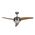 Ceiling Fan 70W 120cm Brown with Remote Control & Lamp Holder E27