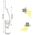 Προφίλ Αλουμινίου Χωνευτό Γυψοσανίδας Πλευρικού Φωτισμού 2m 13.8mm 02290-246