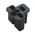 Cable Terminal Cover (6.3) Male 3P Black 4410140