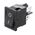 Switch Rocker Mini 4P On-Off 10A/250V Black H8550VBBB076W