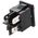 Switch Rocker Mini 4P On-Off 10A/250V Black-Green H8550XBBBG076G