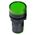 Indicator Lamp with Screw Mount Φ22 No cable +Led 12V AC / DC Green