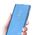 Smart Clear View Case Xiaomi Redmi Note 9S / 9 Pro Blue
