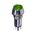Indicator Lamp with Screw Mount Φ8 No cable +Led 220 VAC/DC Green