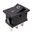 MINI ROCKER SWITCH 3P NO LAMP ON-ON 6A/250V BLACK "0-" (EX RL3-112) RK2-18 SOKEN