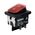 LARGE ROCKER SWITCH 4P WITH LAMP ON-OFF 10Α/250V IP65 RED HY12-15 KED