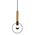Lighting Fixture Satin Brass - Matt Black  1 x E27  13800-310