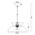 Φωτιστικό Κρεμαστό Οροφής Xρυσό Μπρονζέ + Aμμοβολή 1 x E27  13800-329