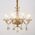 Lighting Fixture  Polished gold + Champagne + Gold  8 x E14  13800-374
