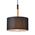 Φωτιστικό Κρεμαστό Οροφής Αμμώδες Μαύρο + Αποχρ. Ξύλου + Μαύρο 1 x E27 13800-405