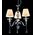 Φωτιστικό Κρεμαστό Οροφής Χρώμιο + Aσημί περλέ + Διάφανο 3 x E14 13800-425