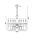 Φωτιστικό Κρεμαστό Οροφής Αμμώδης Σκουριά - Αντικέ Λευκό 8 x E14 13800-438