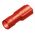 Ακροδέκτης Συρταρωτός Καλ/νος Nylon Θηλυκός Κόκκινος FF1-4.8AFC JEE 100τεμ