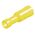 Ακροδέκτης Κουμπωτός με Μόνωση Θηλυκός Κίτρινος RE5-5VF JEE 100τεμ