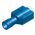 Slide Cable Lug Nylon Coated Male Blue MF2-6.4AF/8 JEE 100pcs