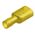 Slide Cable Lug Nylon Coated Male Yellow M5-6.4AF/8 JEE 100pcs