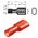 Coated Slide Cable Lug Nylon  (Χ/Α) Female Red FDFN1.25-250 100 PIECES/BLΙSΤΕR CHS