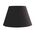 Fabric Lampshade with Metallic Base Suitable for E27 Bulb Black CONE3525B