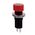 Round Push On Button Φ12 External Route PB301B Red UNI 