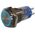 Μπουτόν Διακόπτης ON - OFF Στρόγγυλο Φ16 Μεταλλικό + Led 12V Μπλε HBS1AGQ DHE