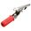 Aligator Clip 10A 53mm With Screw and Handle Red Nickel AT-0007 KRODE