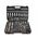 Ratchet & Socket Wrench Set 1/4", 3/8'' and 1/2" 39173