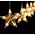 Christmas Led Rain Lights Warm White 100L 3m x 30/50cm Steady Mode