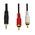 Sound Cable 3.5mm Male Stereo To 2 Male RCA OD2.8 5m Gold Plated PL BAG PLY