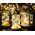 Διακοσμητικά Λαμπάκια Χριστουγέννων με Χρυσό Σύρμα 300LED Θερμό Λευκό 30m 8 Προγράμματα 230V Ρεύματος