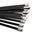 Metallic Cable Tie 7.9x520mm with Insulation Black