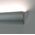 Προφίλ Αλουμινίου Επίτοιχο για Κρυφό Φωτισμό 2m 12.3mm 02290-040
