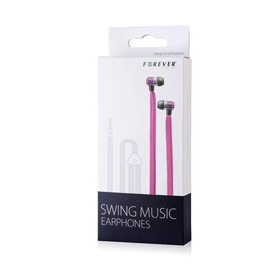 Ακουστικά-Handsfree Κινητών Swing Music Pink