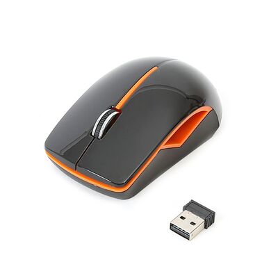 Wireless Optical Mouse Platinet Black & Orange PM0417WBO