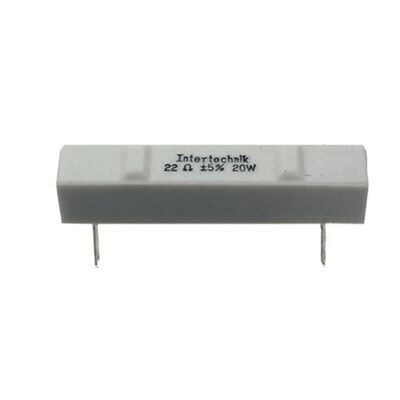 Wire Wound Ceramic Resistor 20W 3,9 Ohm ±5% Radial