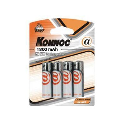 Rechargeable Batteries KONNOC Ni-MH AA 1800mAh