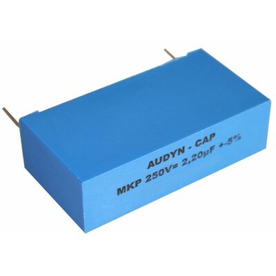 Πυκνωτής MKP 250V DC 22μF ±5% AUDYN - CAP Radial - Κάθετος