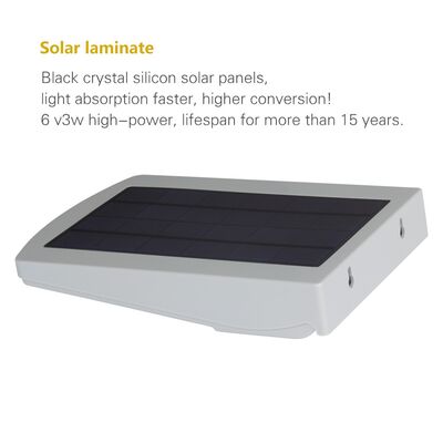 Ηλιακό Φωτιστικό Κήπου Led Solar 4W 5000K 450 Lumen με Αισθητήρα κίνησης