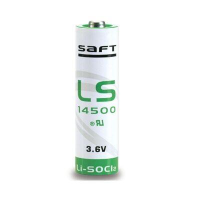 SAFT LS14500 AA Lithium Battery 3.6V 2600mAh