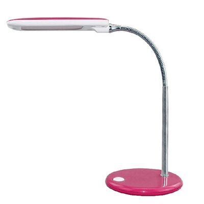 Φωτιστικό Γραφείου LED Ροζ Με PVC Καλώδιο Από Μέταλλο Και Πλαστικό
