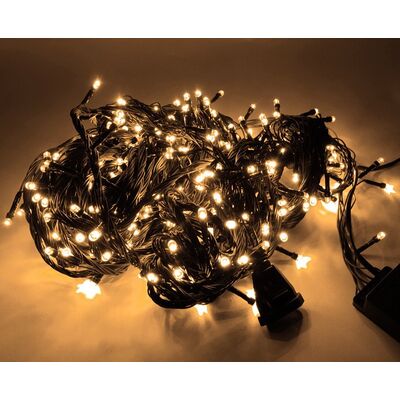 Christmas Led Lights Warm White 100L 9.4m + Controller