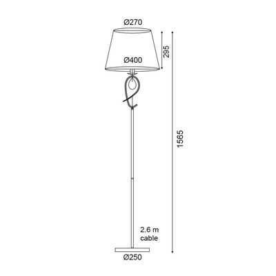 Lighting Pendant 1 Bulb Metal 13803-128