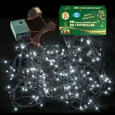 Christmas Led Lights White 180L Controller for Outdoor use