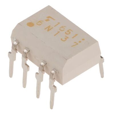 6N137F Optocoupler THT Channels:1 Out:transistor 2.5kV DIP8