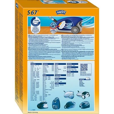 Vacuum Cleaner Bags Swirl S67 (Bosch - Siemens)