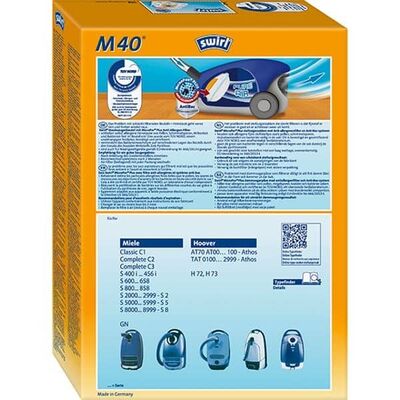 Vacuum Cleaner Bags Swirl M40 (Miele)