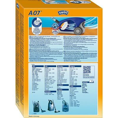 Vacuum Cleaner Bags Swirl A07 (AEG - Electrolux)
