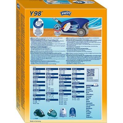 Vacuum Cleaner Bags Swirl Y98 (Clatronic - Severin)